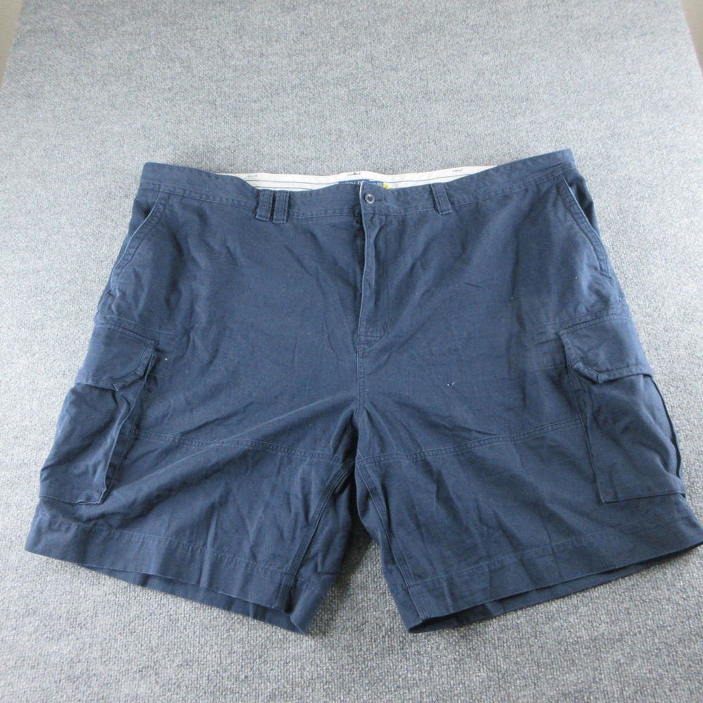 Polo Ralph Lauren Cargo Shorts Mens 54 Blue Cotton Canvas Pockets 11 Inseam